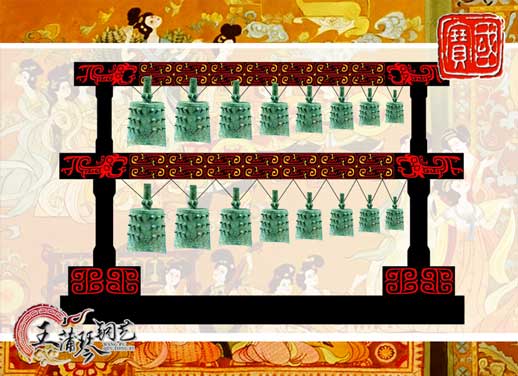 16件晉侯穌青銅編鐘，西周時(shí)期編鐘編磬